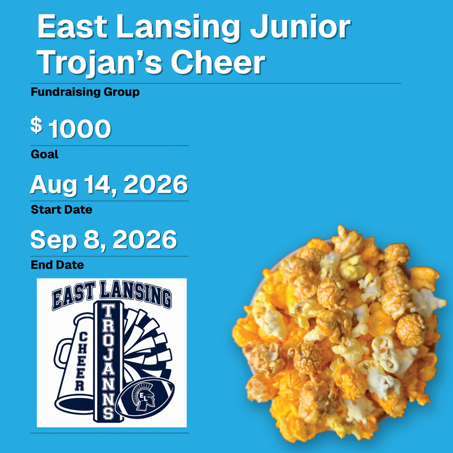 East Lansing Junior Trojan's Cheer